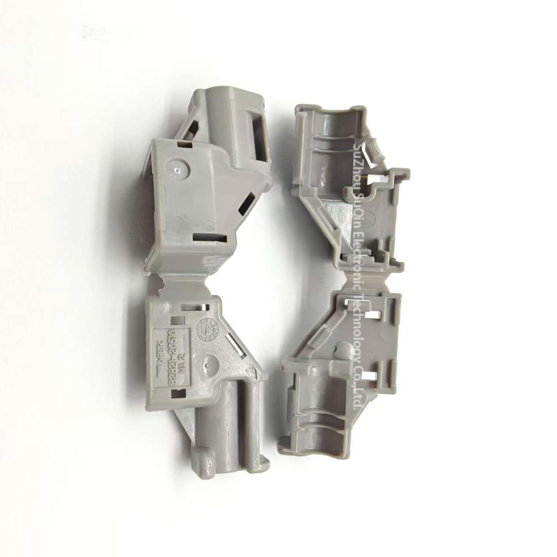 Close-up of the Yazaki 7134-8832-40 connector mating interface and locking mechanism.