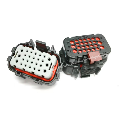 IP67 sealed Amphenol LVRCF26PCA connector, dust and waterproof