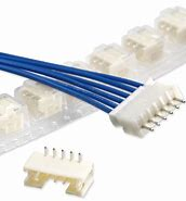 PCB connectors with ribbon cable JST