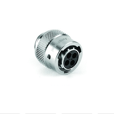 RT06104SNH03 4-pin female aviation plug, IP67 sealed, compliant with M83723 military standard, size 10.