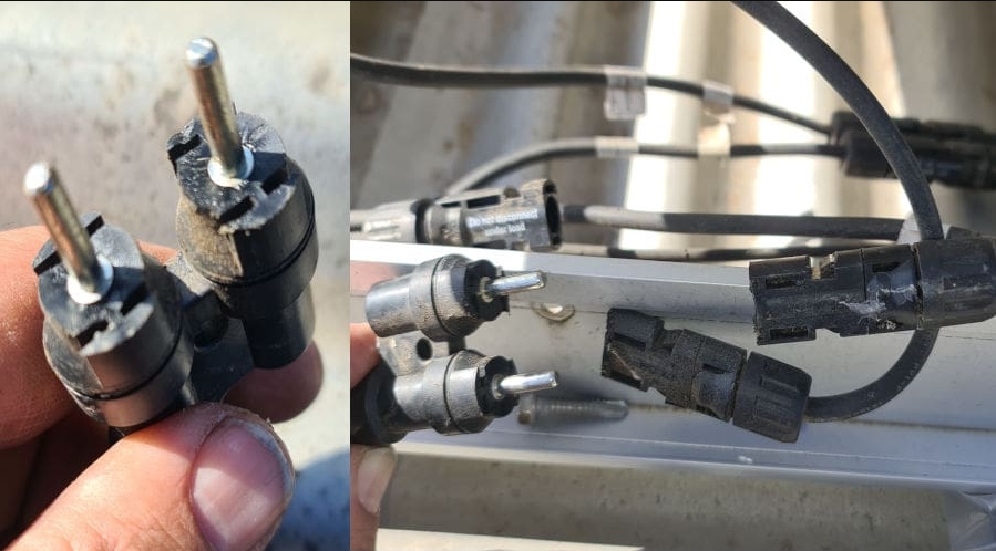 cracked nylon connectors